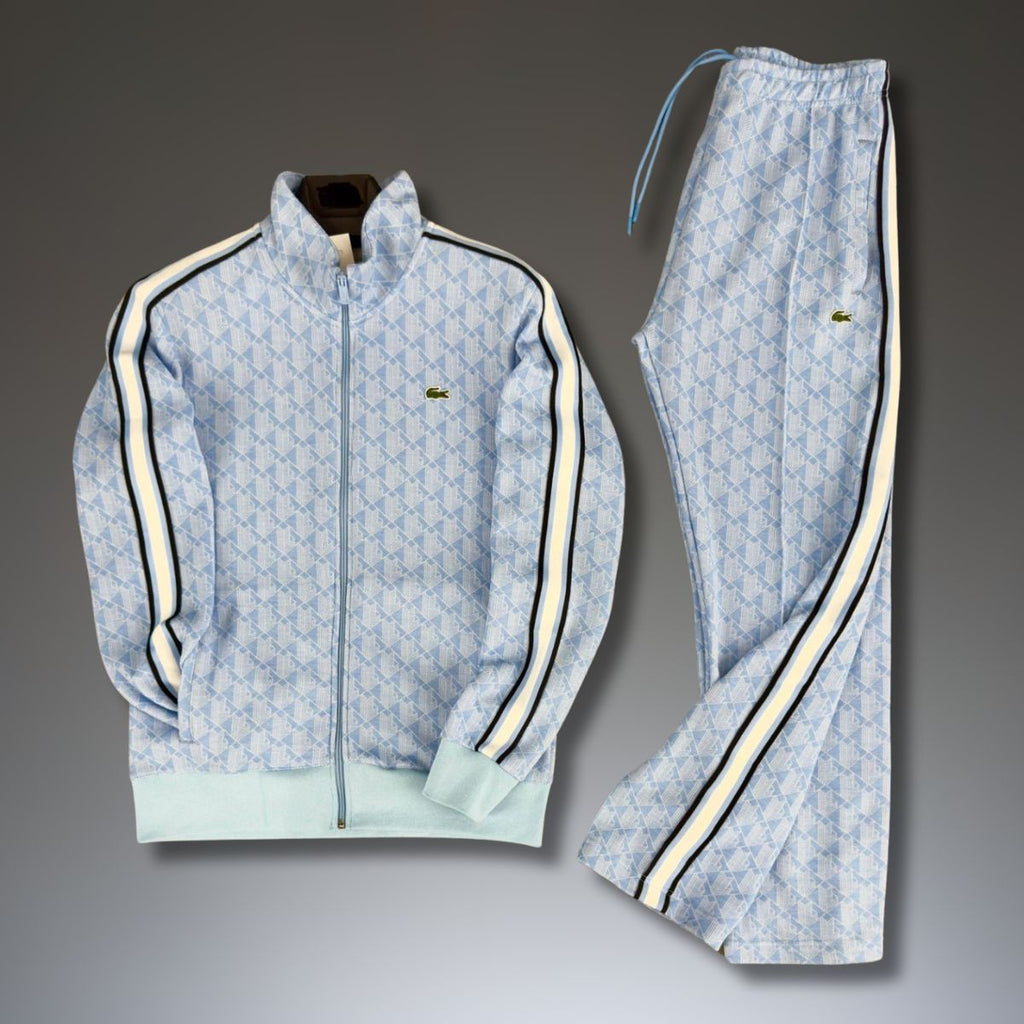 Lacoste pánska tepláková súprava, Jacquard Monogram, svetlomodrá. Vynikajúca kvalita