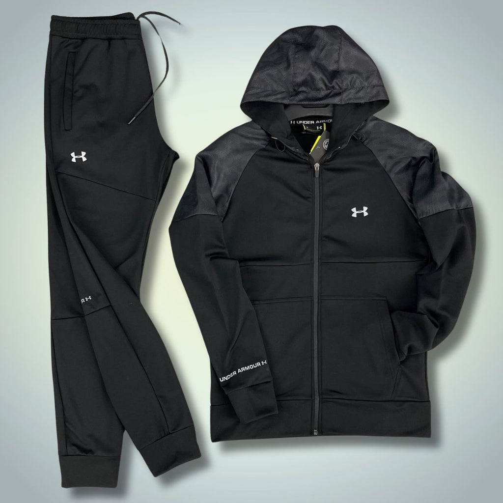 Under Armour pánska tepláková súprava, čierna. Vynikajúca kvalita