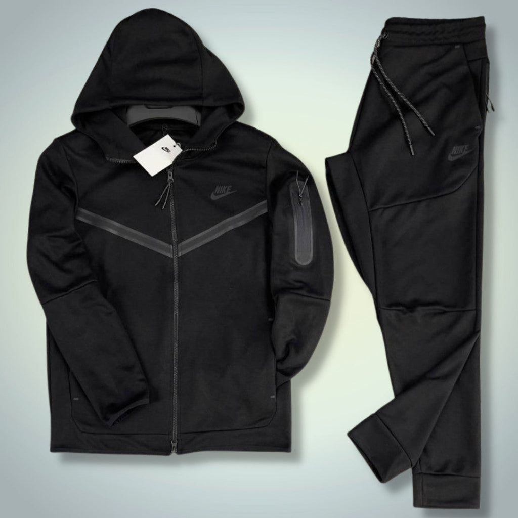Nike Tech Fleece pánska tepláková súprava, čierna. Vynikajúca kvalita