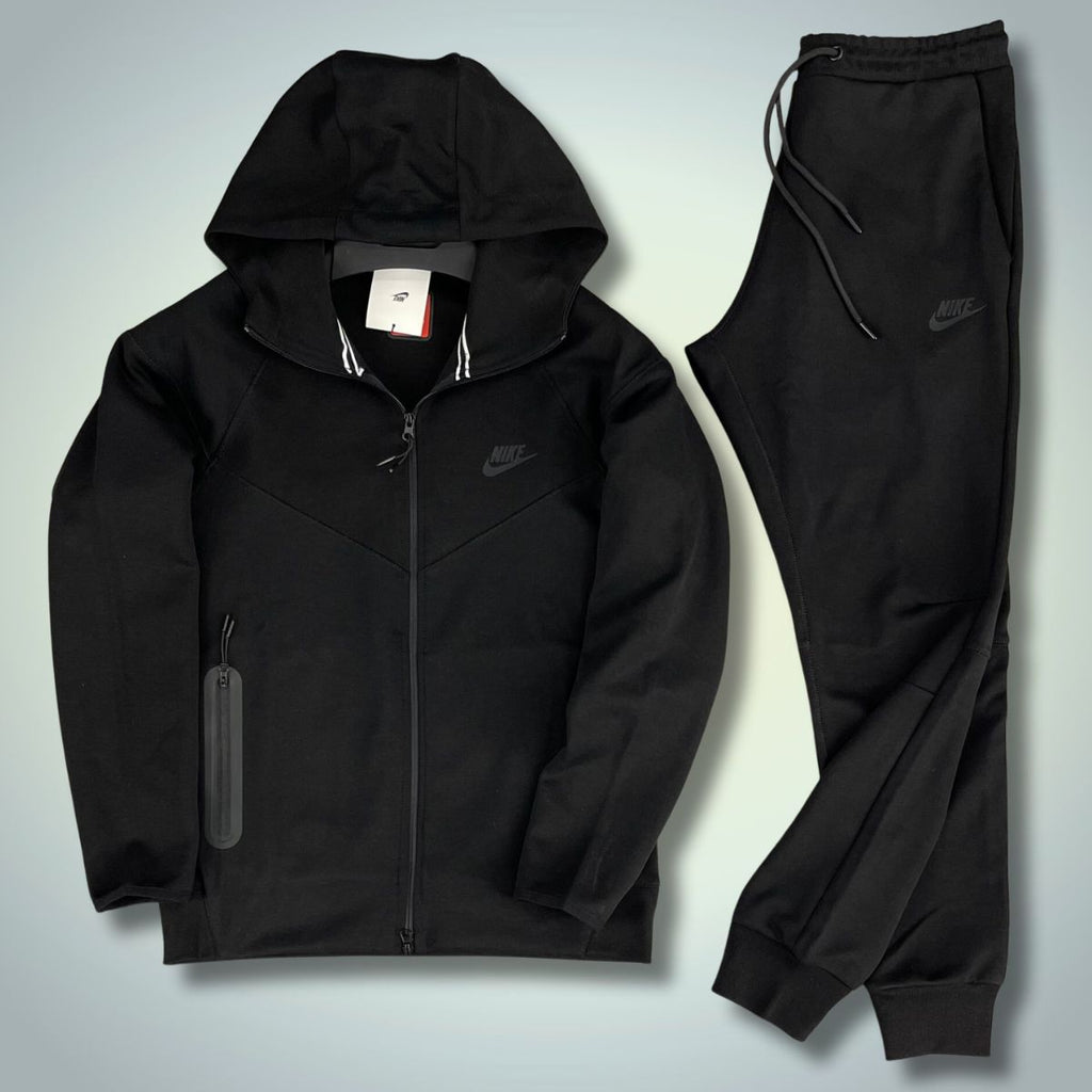 Nike Tech Fleece pánska tepláková súprava, čierna. Model 2023. Vynikajúca kvalita