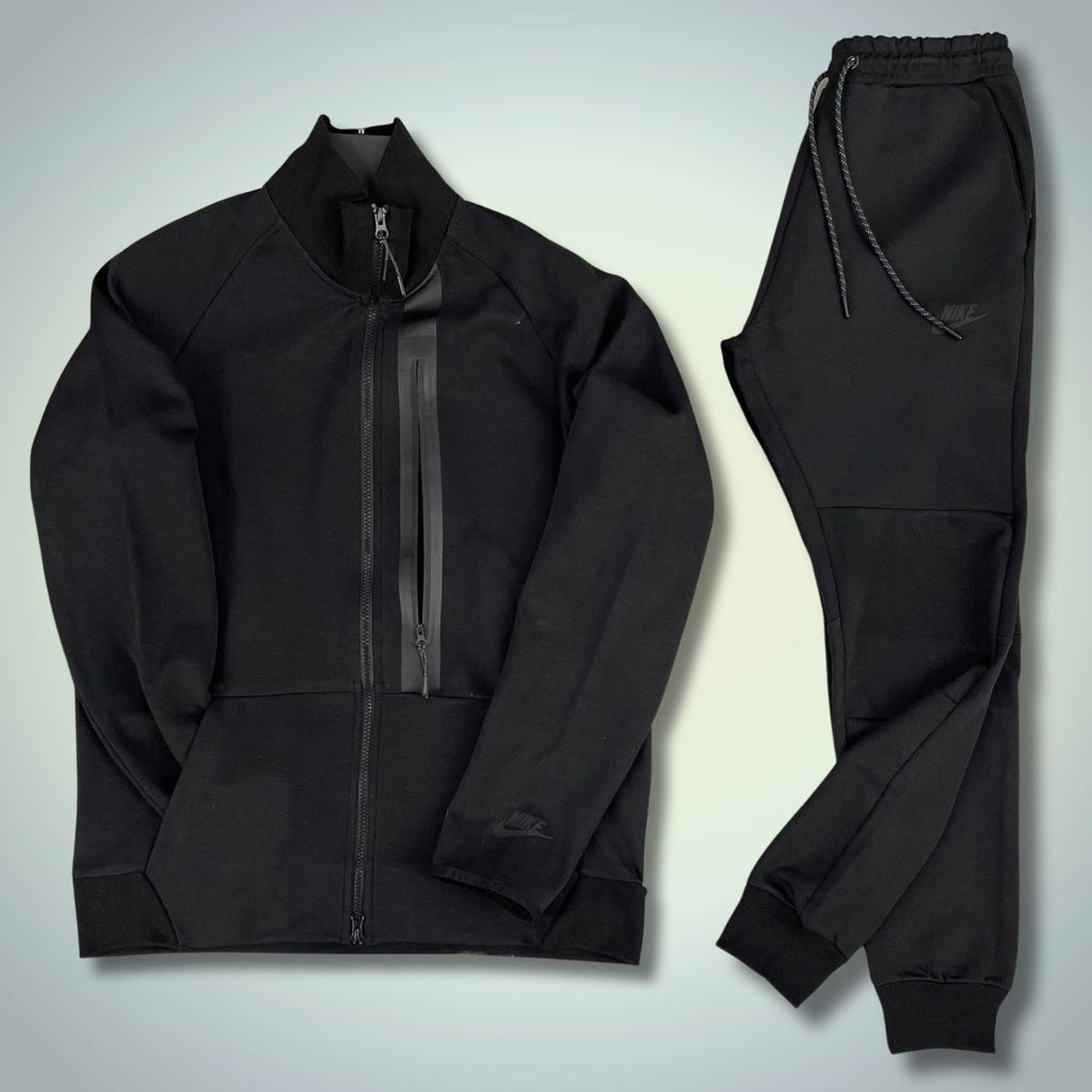 Nike Tech Fleece pánska tepláková súprava, veľké predné vrecko, čierna. Model 2023. Vynikajúca kvalita