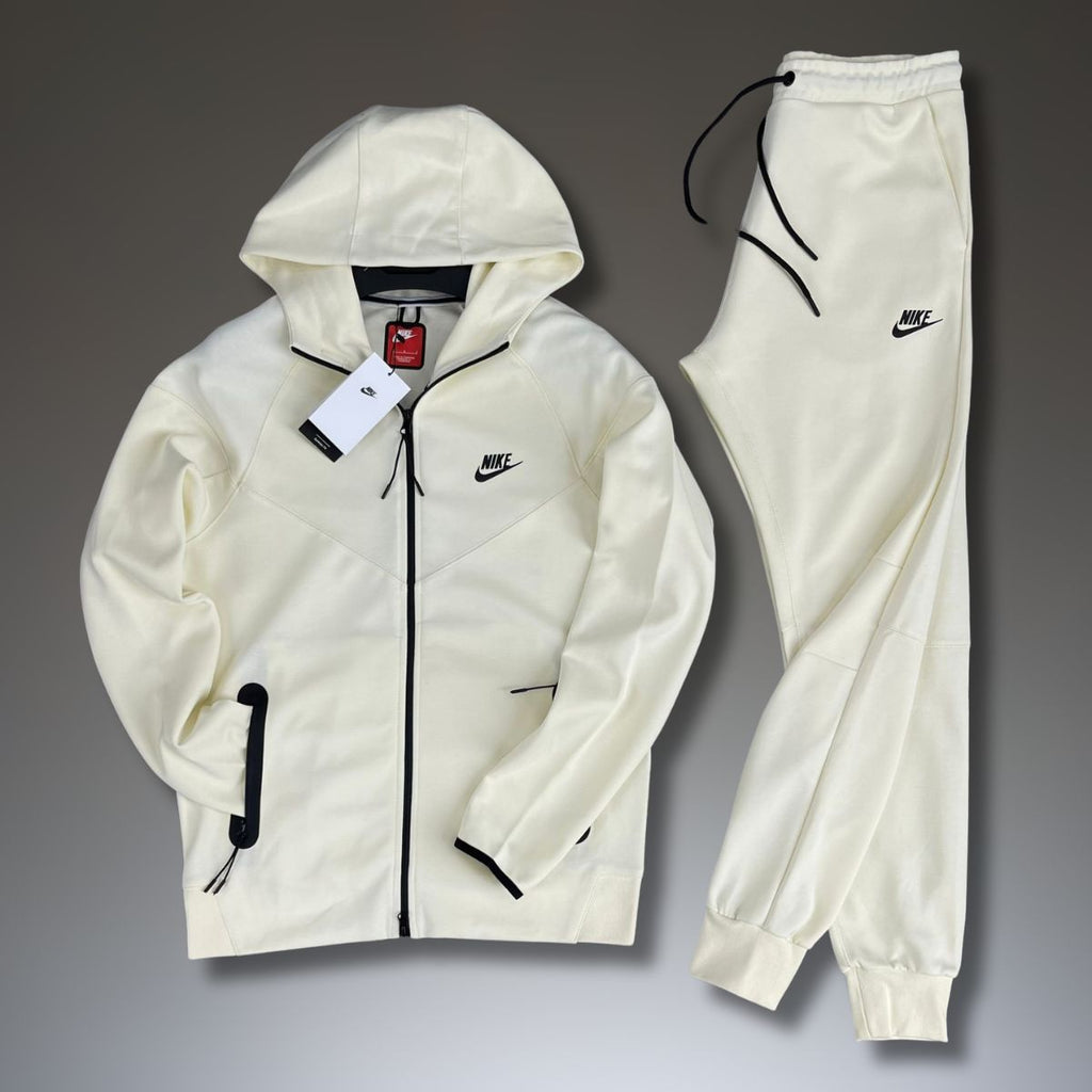 Nike Tech Fleece pánska tepláková súprava, slonovinová. Model 2023. Vynikajúca kvalita