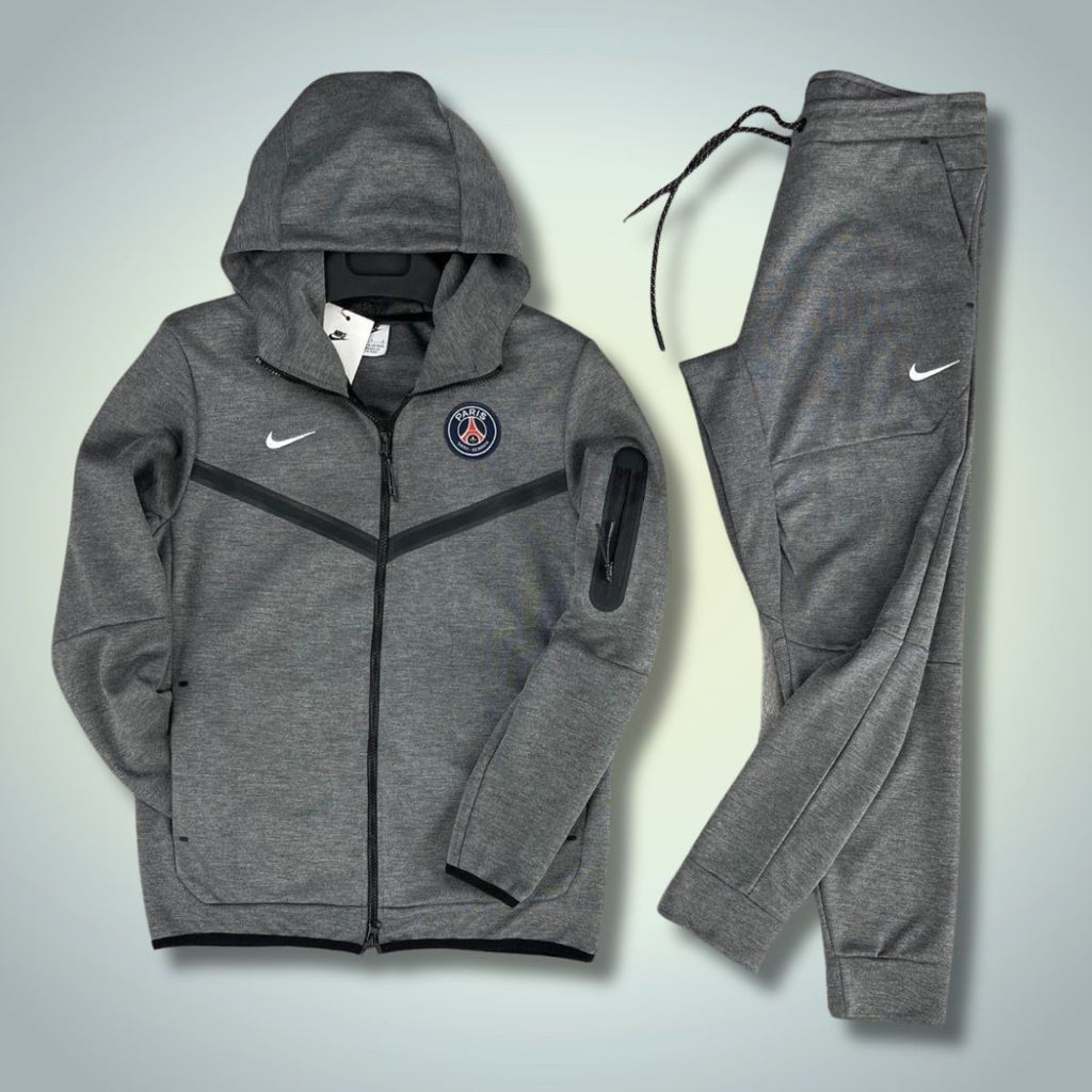 Nike Tech Fleece pánska tepláková súprava, PSG, sivá. Vynikajúca kvalita