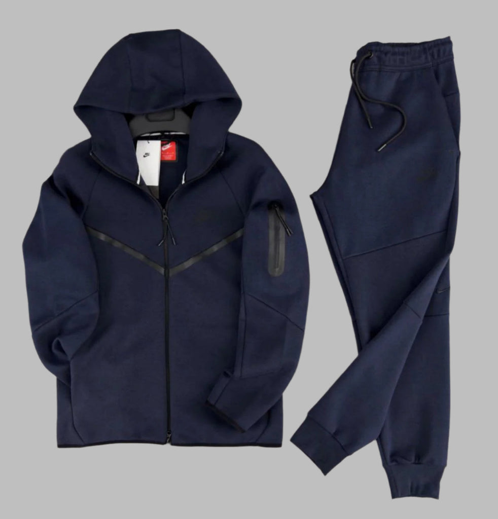 pánska tepláková súprava Nike Tech Fleece, tmavomodrá. Model 2024. Prémiová kvalita.