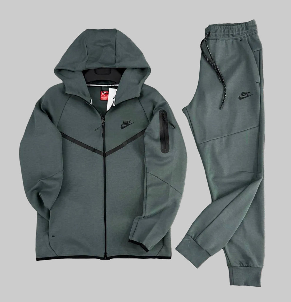 pánska tepláková súprava Nike Tech Fleece, tmavo sivozelená (petrol)