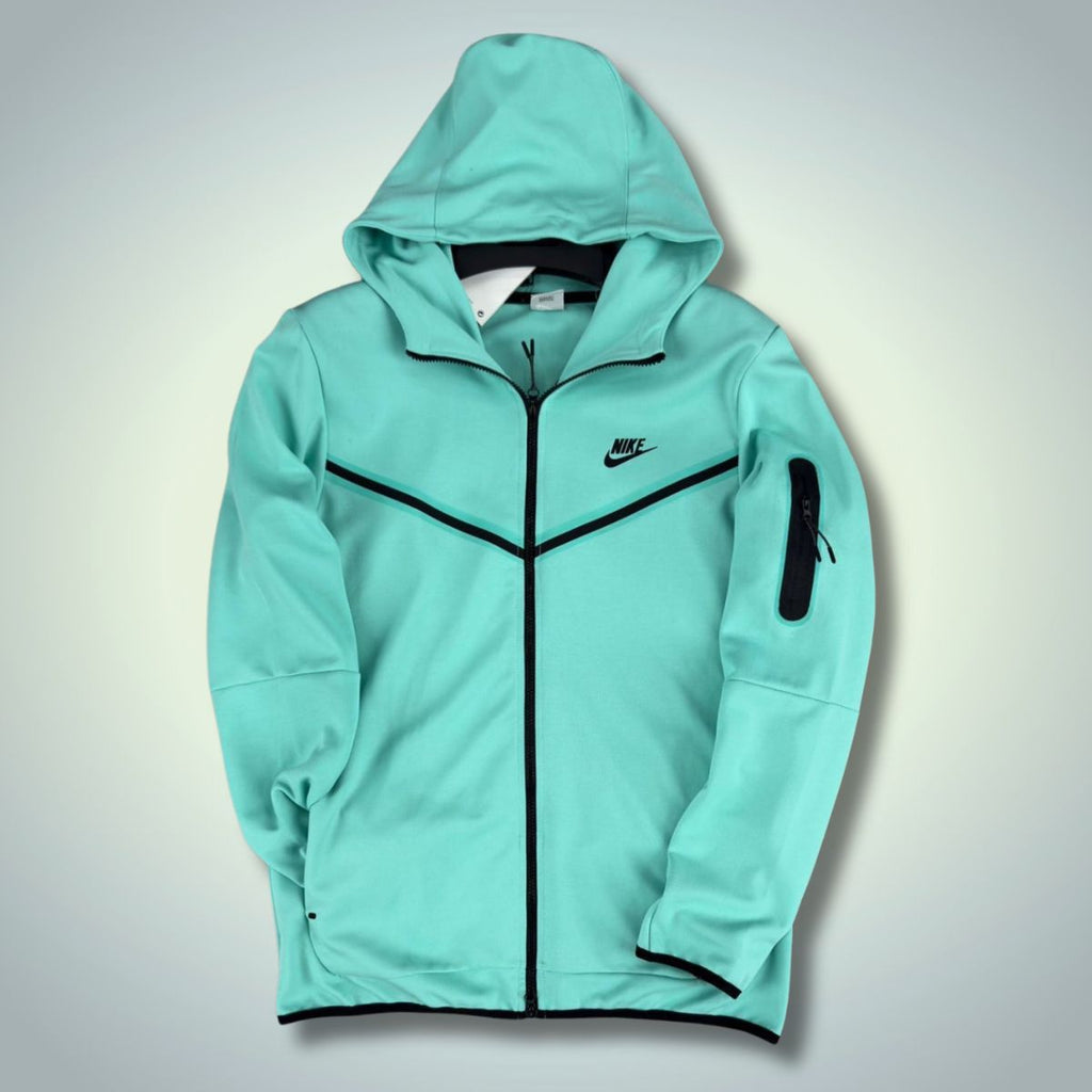 Nike Tech Fleece pánska mikina, tyrkysová. Vynikajúca kvalita