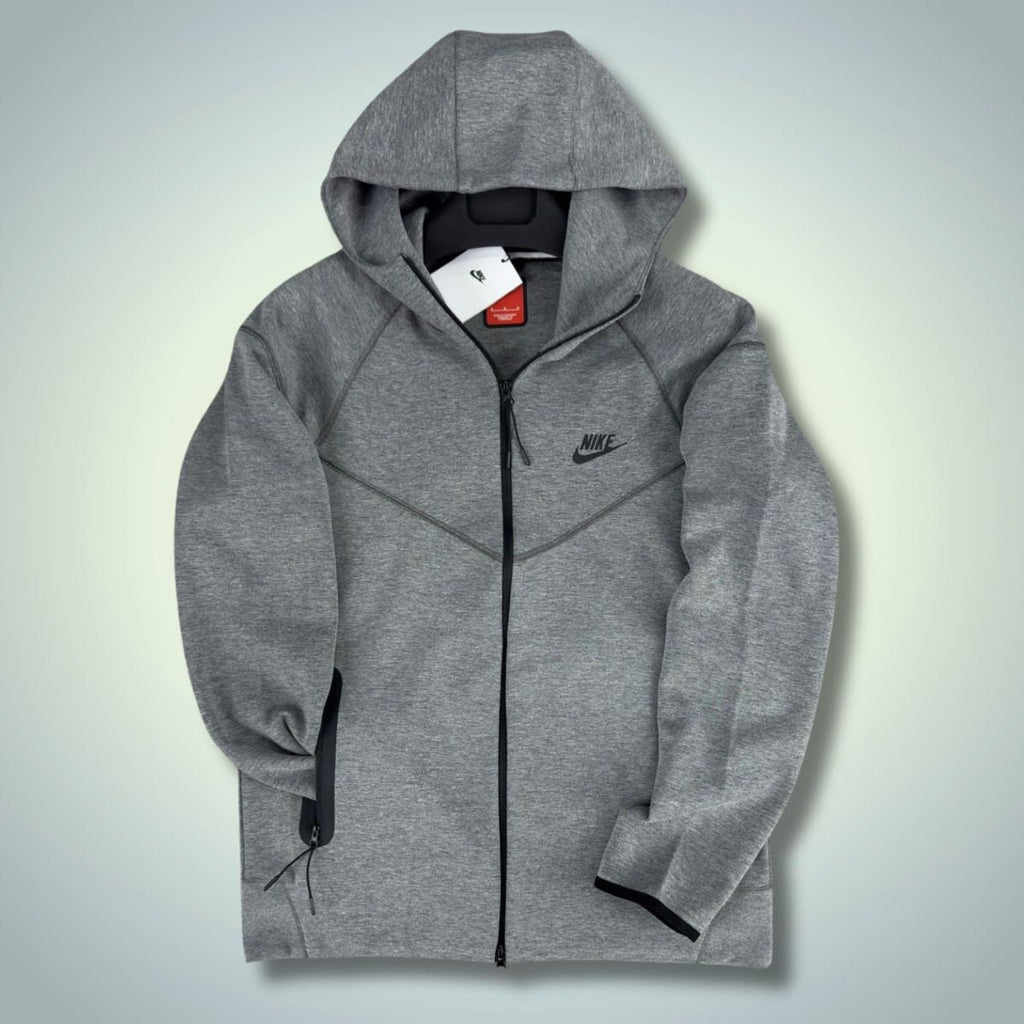 Nike Tech Fleece pánska mikina, sivá. Model 2023. Vynikajúca kvalita