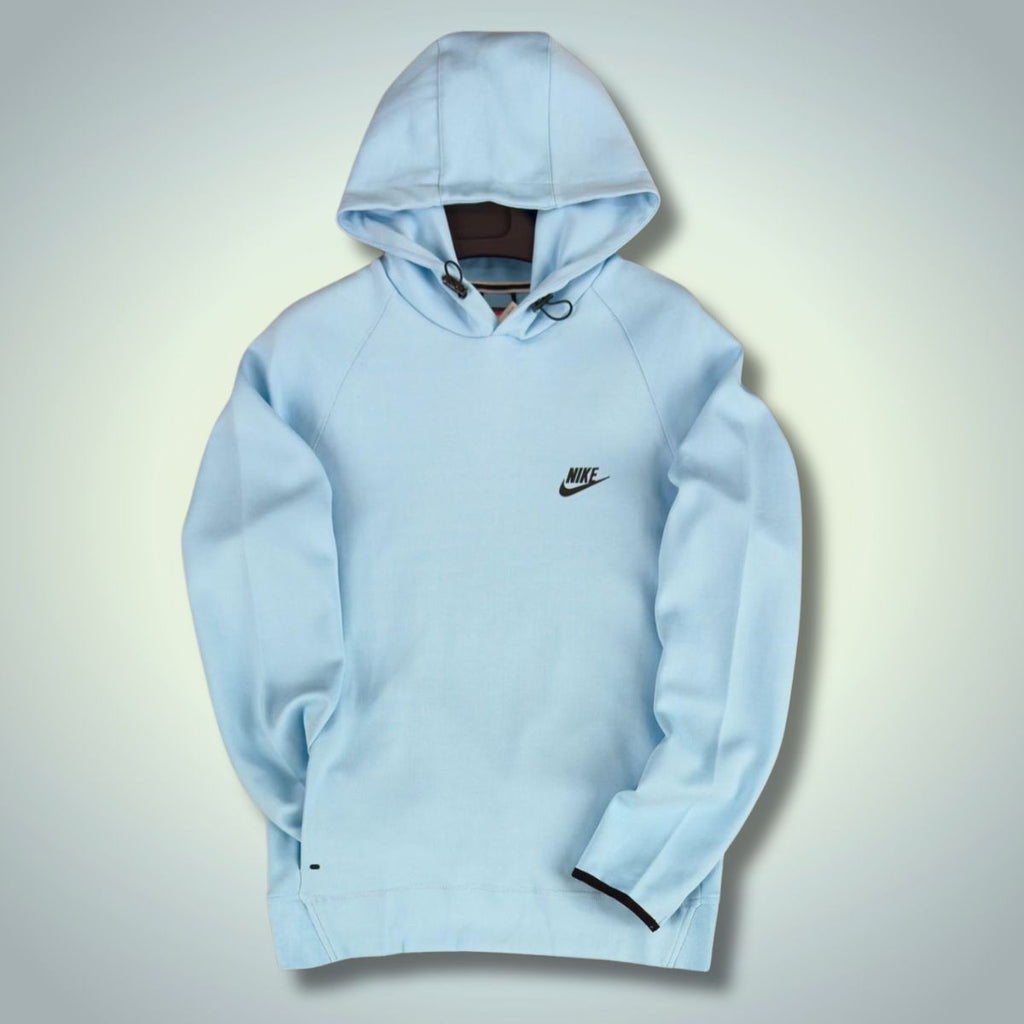 Nike Tech Fleece pánska mikina bez zipsu, svetlomodrá. Vynikajúca kvalita