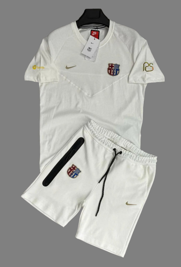 Pánska súprava Nike - ecru, s emblémom Barcelone