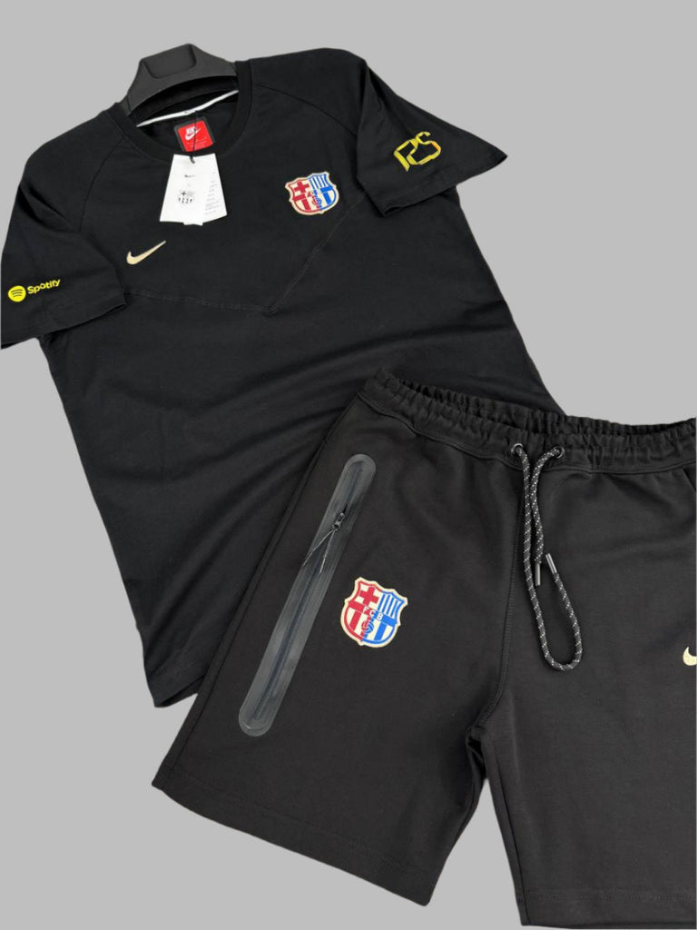 pánska oprema Nike - čierna, s emblémom Barcelone