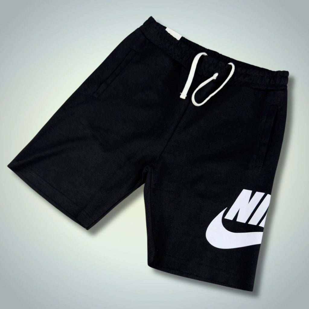 Nike muži krátke nohavice, čierny, veľký logo. Factory outlet