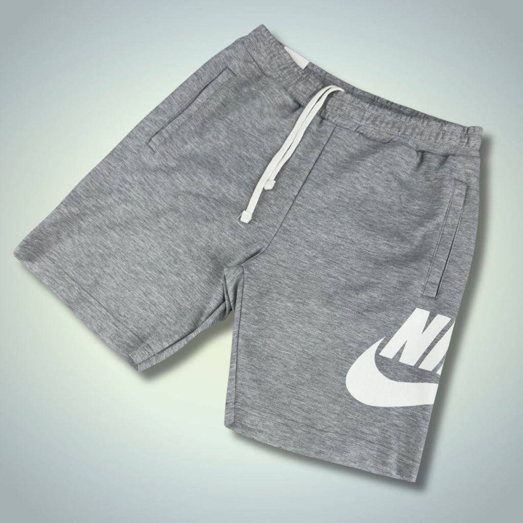 Nike pánske krátke nohavice, Klaična sivá, veľký logo. Factory outlet