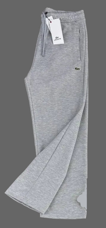 pánske teplákové súpravy Lacoste, klasická sivá