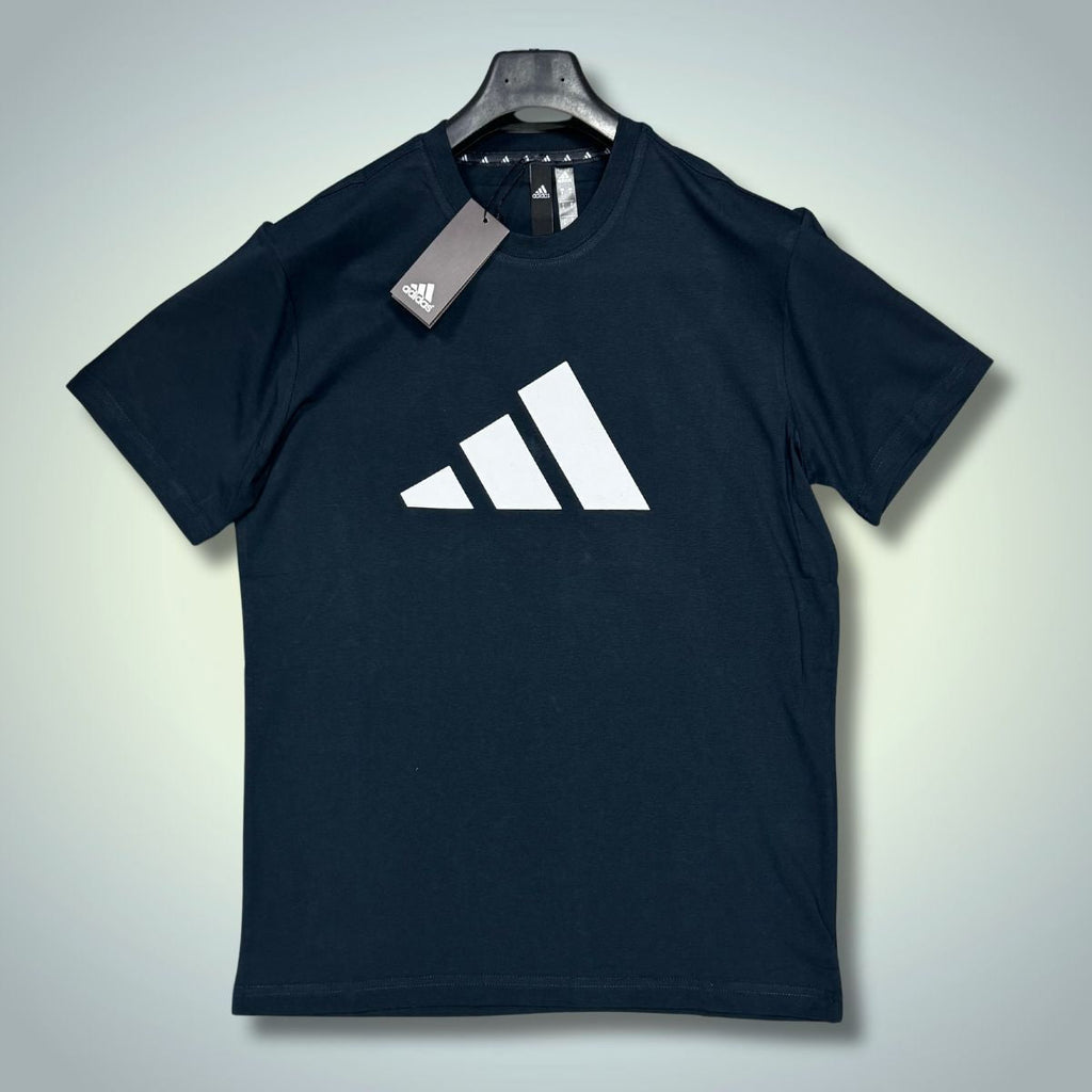 Adidas pánske tričko, tmavomodrá, biely logo. Vynikajúca kvalita