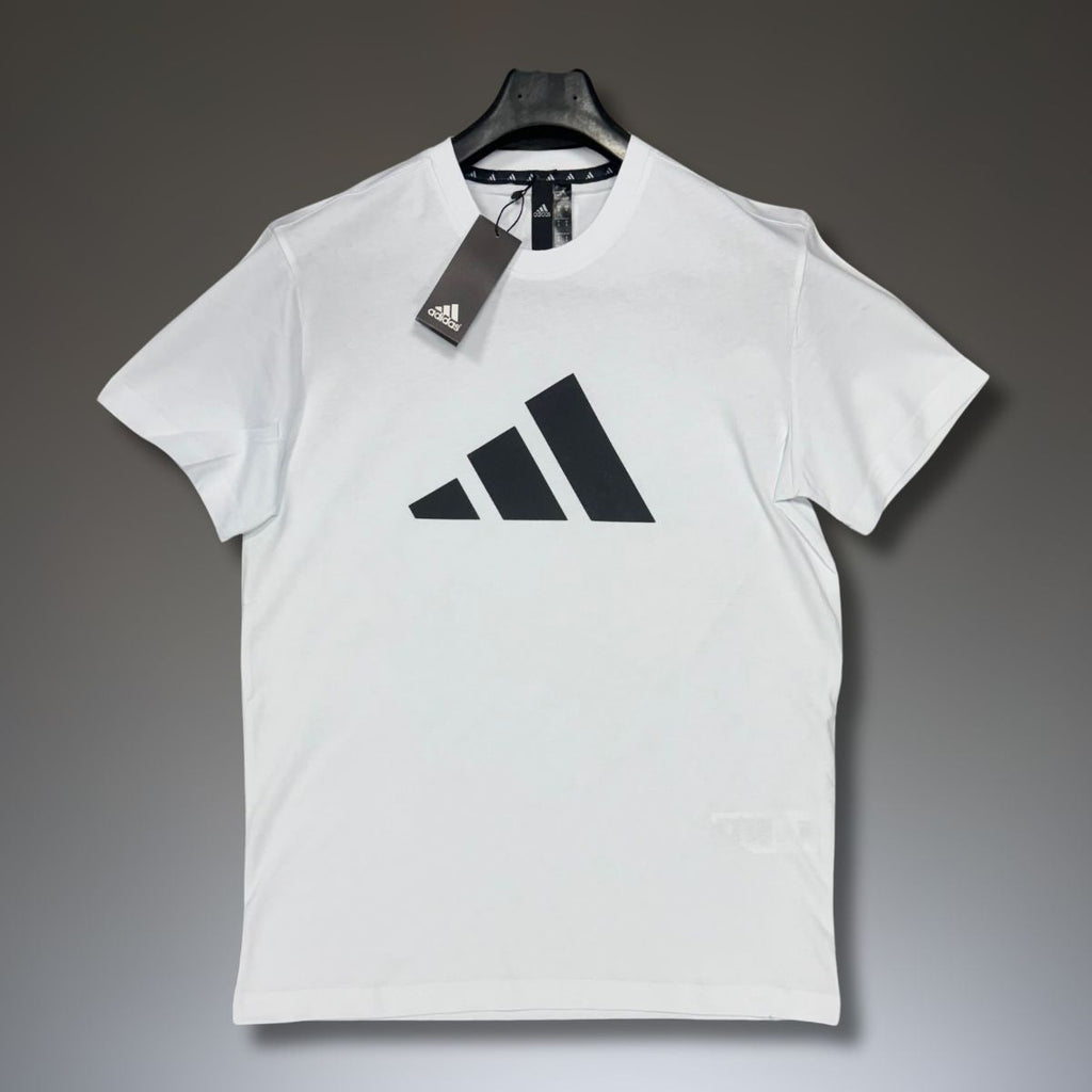 Adidas pánske tričko, off-biela, čierne logo. Vynikajúca kvalita