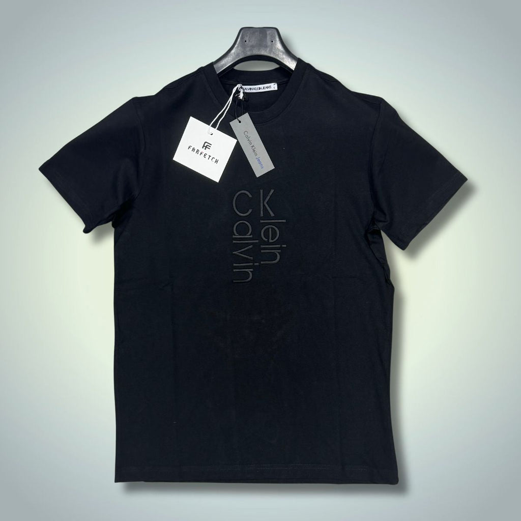 Calvin Klein pánske tričko, čierna, vyšívané logo. Vynikajúca kvalita