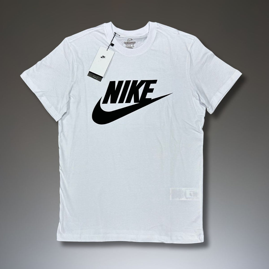 Nike pánske tričko, biela, čierne logo. Vynikajúca kvalita