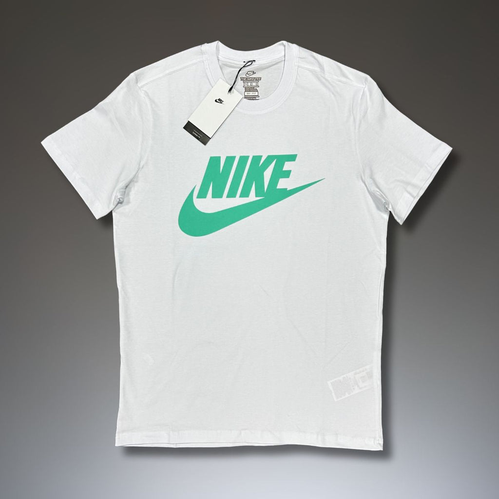 Nike pánske tričko, biela, tyrkysové logo. Vynikajúca kvalita