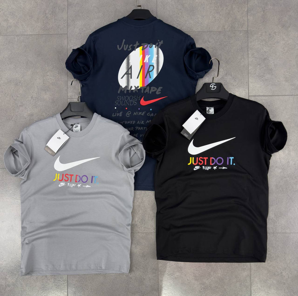 pánske tričko s krátkymi rukávmi Nike "Just do it", čierna