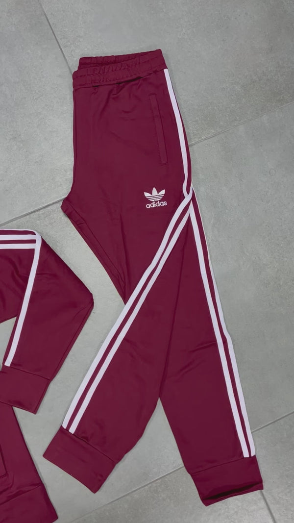 Adidas Classics Adicolor pánska tepláková súprava, bordová. Vynikajúca kvalita