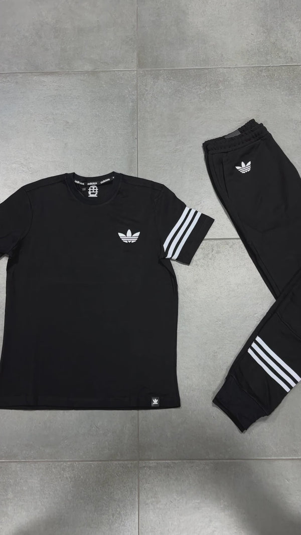 Adidas pánska letná súprava, čierny. Vynikajúca kvalita