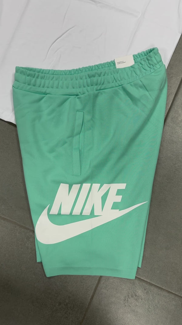 Nike pánske krátke nohavice, tyrkysová, veľký logo. Factory outlet