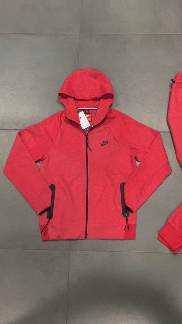 Nike Tech Fleece pánska tepláková súprava, koralová. Model 2023. Vynikajúca kvalita