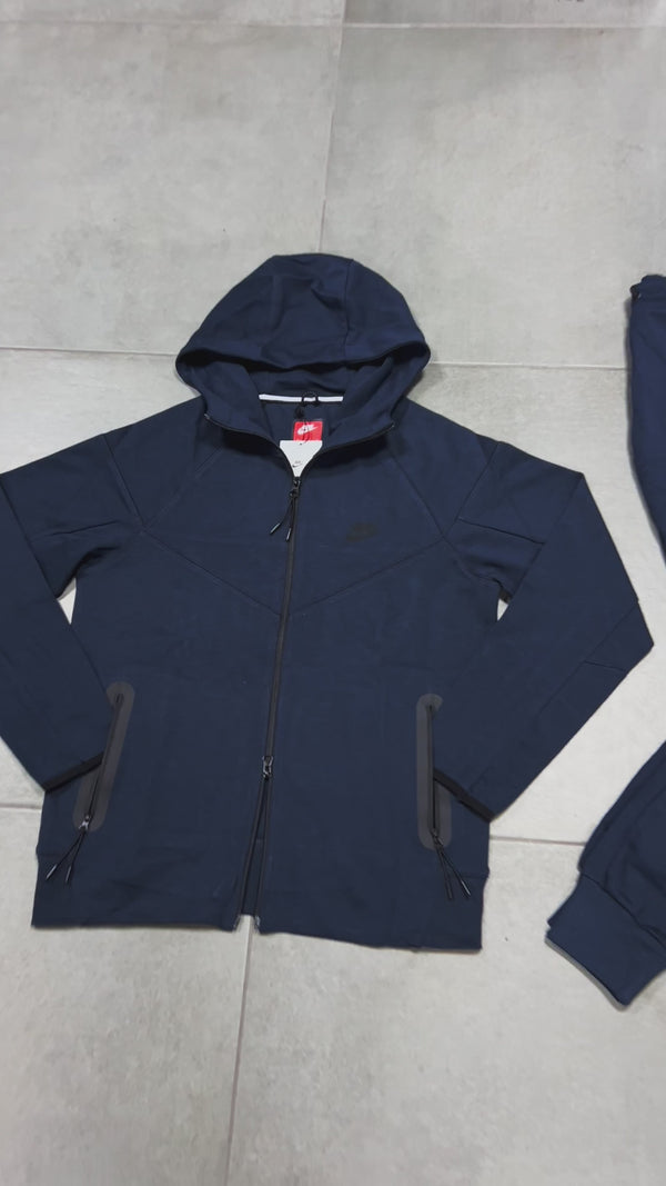 Nike Tech Fleece pánska tepláková súprava, tmavomodrá. Model 2023. Vynikajúca kvalita