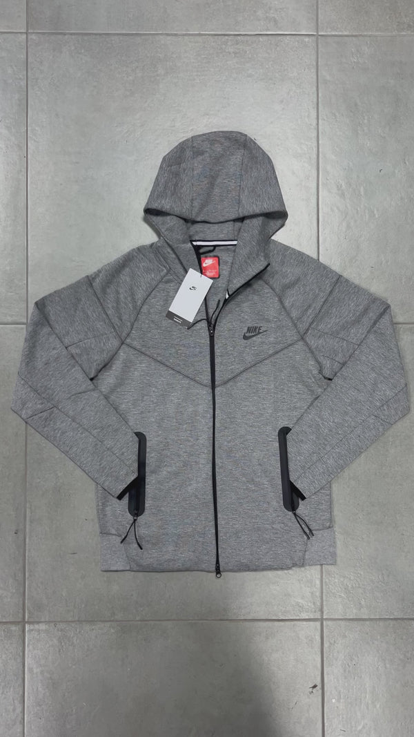 Nike Tech Fleece pánska mikina, sivá. Model 2023. Vynikajúca kvalita