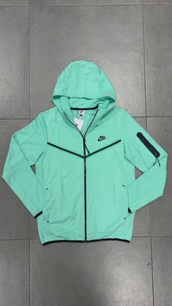 Nike Tech Fleece pánska mikina, tyrkysová. Vynikajúca kvalita