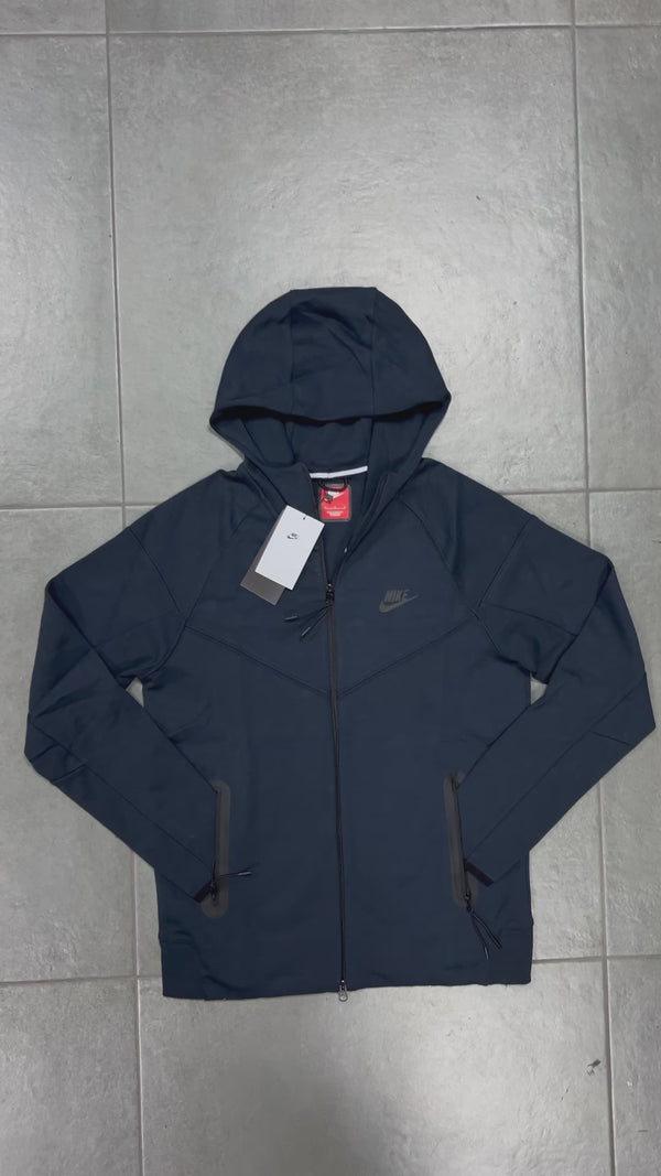 Nike Tech Fleece pánska mikina, tmavomodrá. Model 2023. Vynikajúca kvalita