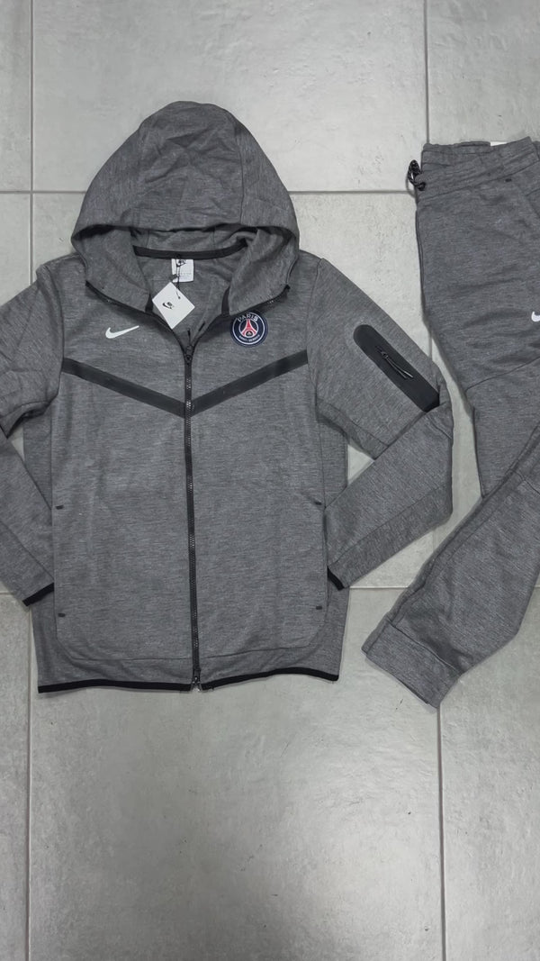 Nike Tech Fleece pánska tepláková súprava, PSG, sivá. Vynikajúca kvalita