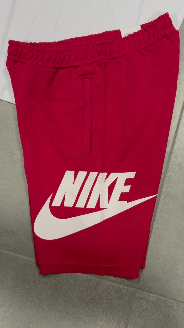 Nike pánske krátke nohavice, červené, veľký logo. Factory outlet